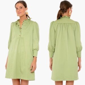 Tuckernuck Pomander Place Claiborne Dress Large Sage Green shift classic‎ preppy